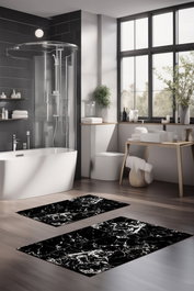 Mijölnir Juego de alfombrillas de baño CT-5059, 2 piezas, Multicolor